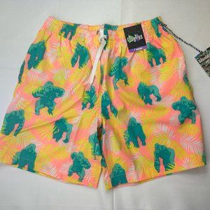 Chubbies - The Rumble In The Jungle Classic Swim Trunk 7" size XXL Gorillas